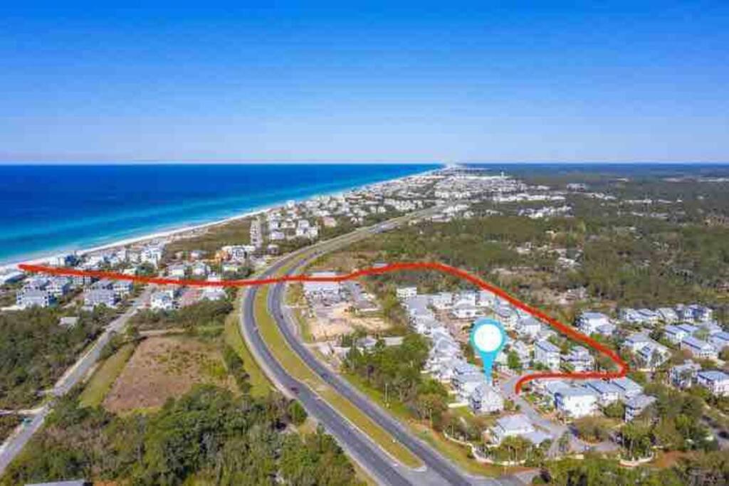 30A Coastal Home Walk To Beach, Lake & Pool Inlet Beach 외부 사진